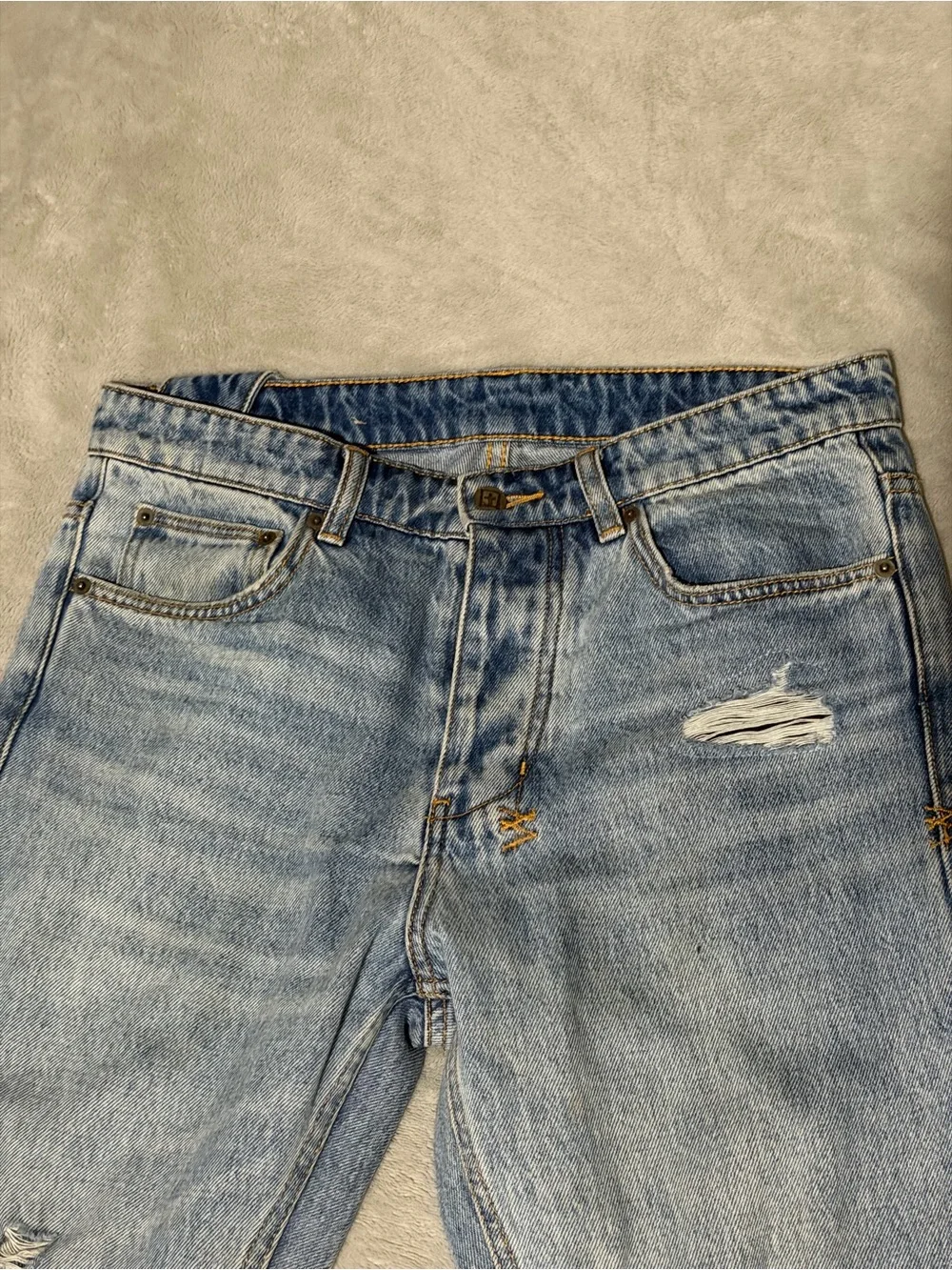 Ksubi Light Wash Men's Jeans - Classic Straight Fit
